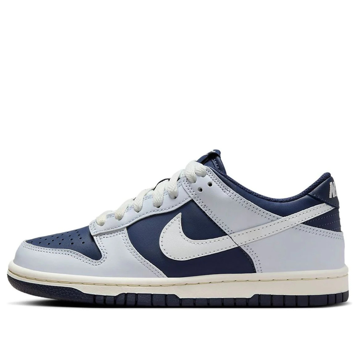 (GS) Nike Dunk Low 'Grey Navy' FB9109-002 | KICKS CREW