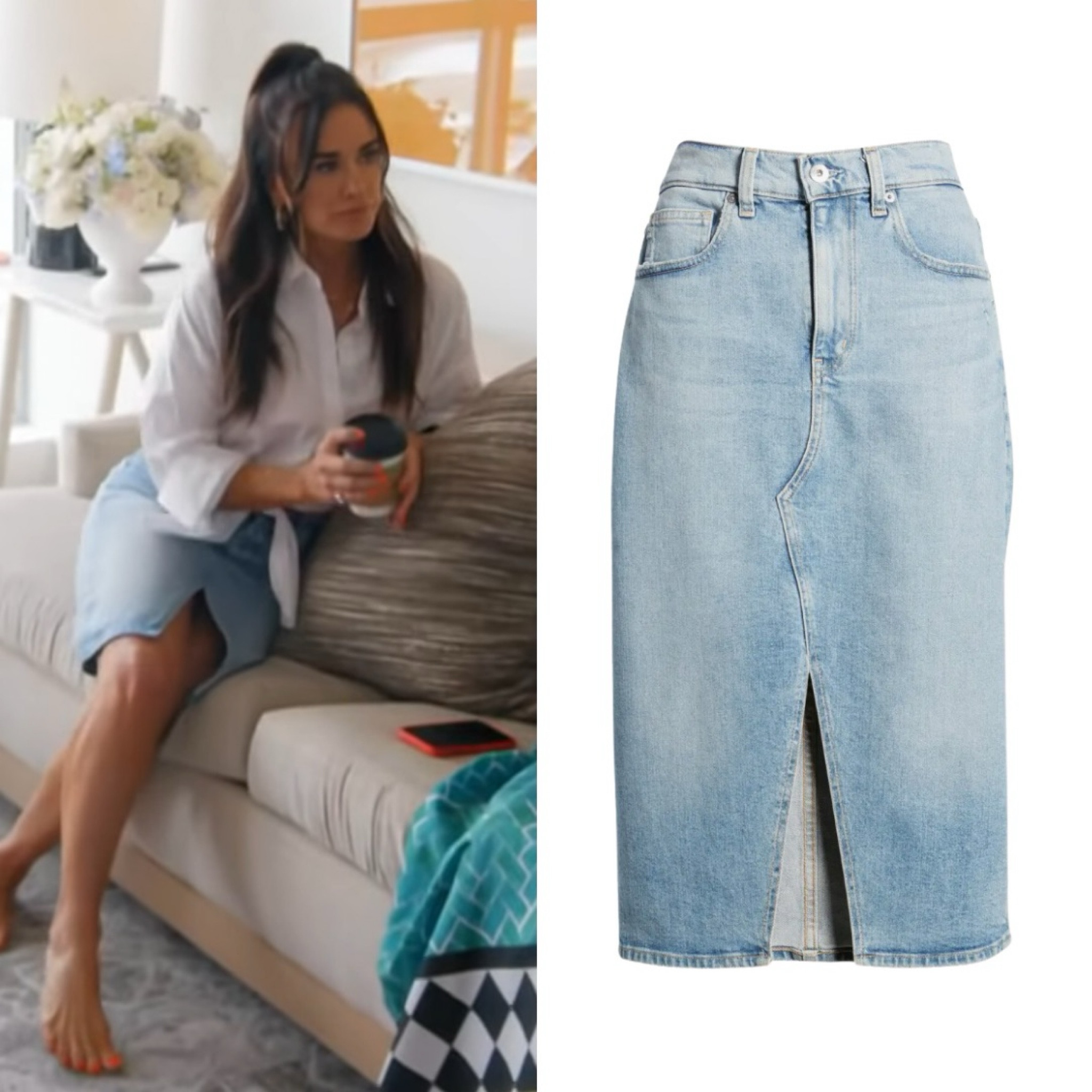 Kyle Richard’s Denim Skirt 