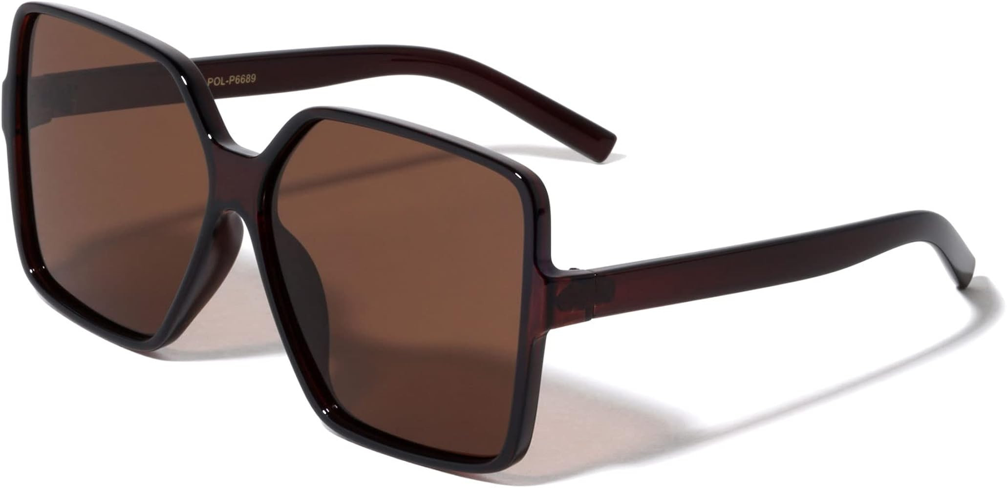 Polarized Oversized Retro Square Butterfly Sunglasses for Women | Amazon (US)