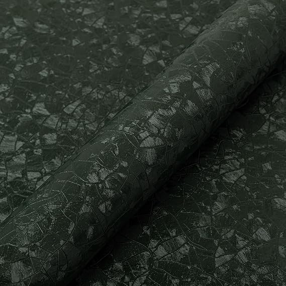 Abyssaly Dark Green Peel and Stick Wallpaper - Modern Textured Wall Paper Thicken - Removable Sel... | Amazon (US)