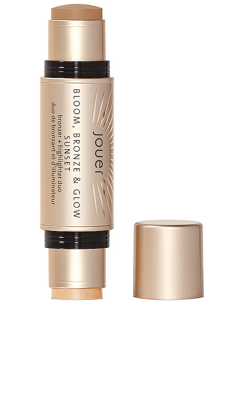 Jouer Cosmetics Bloom, Bronze & Glow Bronzer + Highlighter Duo in Sunset. Size all. | Revolve Clothing (Global)