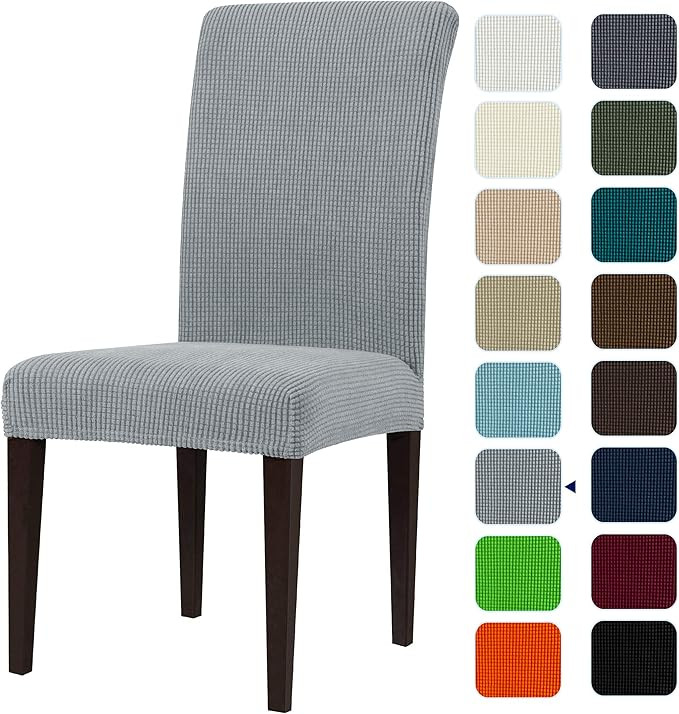subrtex Dining Room Chair Slipcovers Sets Stretch Furniture Protector Covers for Armchair Removab... | Amazon (US)