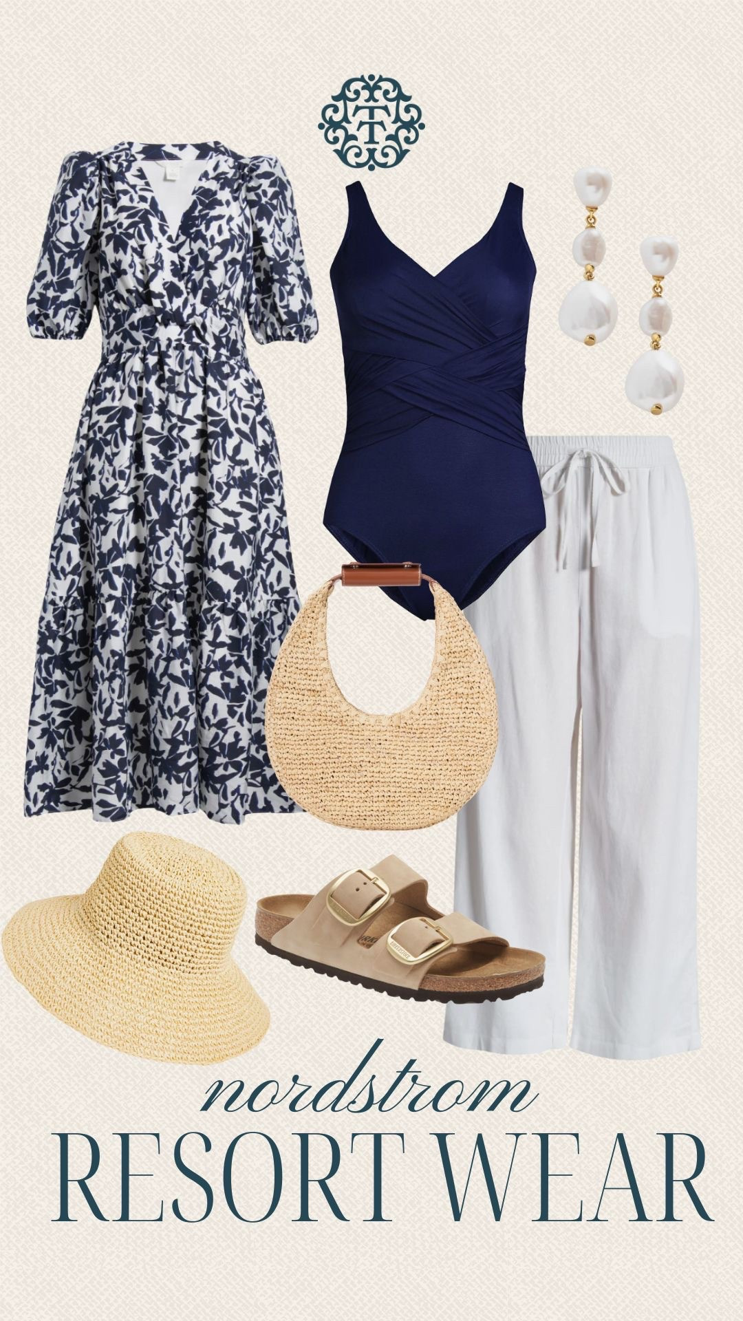 Nordstrom resort wear finds. These linen blend pants and touched swimsuit are perfect for a day at the beach  



#LTKStyleTip #LTKSwim #LTKSeasonal