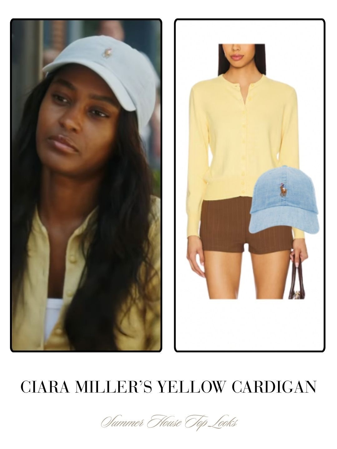 Ciara Miller’s Yellow Cardigan 