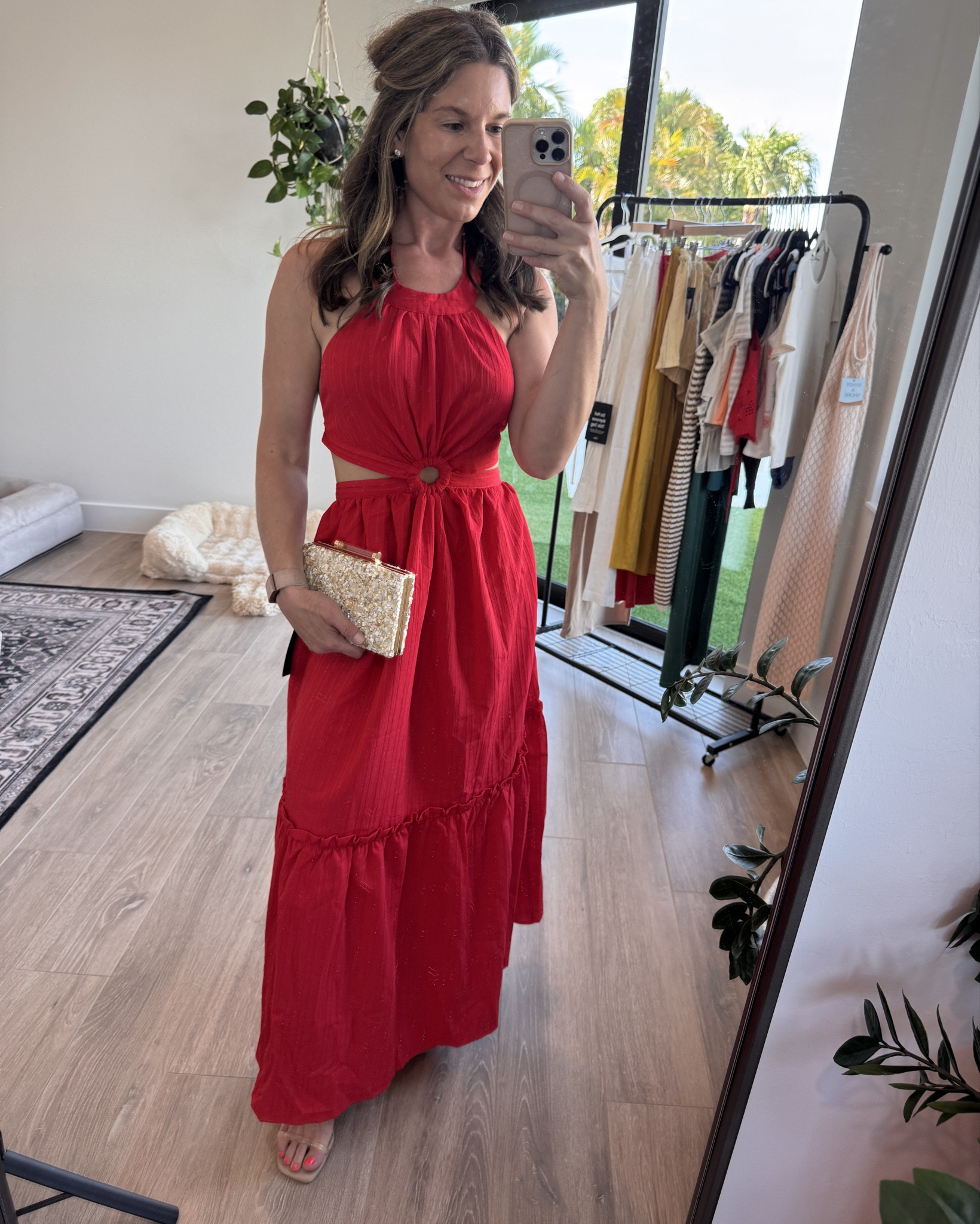 @Lulus Summer Haul 😍 

I can always count on lulus to deliver pieces when I need a wardrobe refresh, vacation haul, or event items. 

This haul is perfect for my upcoming social events, key west trip, and Napa wine country trip!

Sizes I’m wearing and whag im sizing up in:
Red Dress - Small 
Tan and white dress - small but sizing up to medium 
Coral dress - small 
Green dress - medium 
White Skirt Set - XS sizing up to small 
Lime green top - Small 
Striped halter top - small 
White Knit top - Medium (I wanted a more relaxed fit) 
