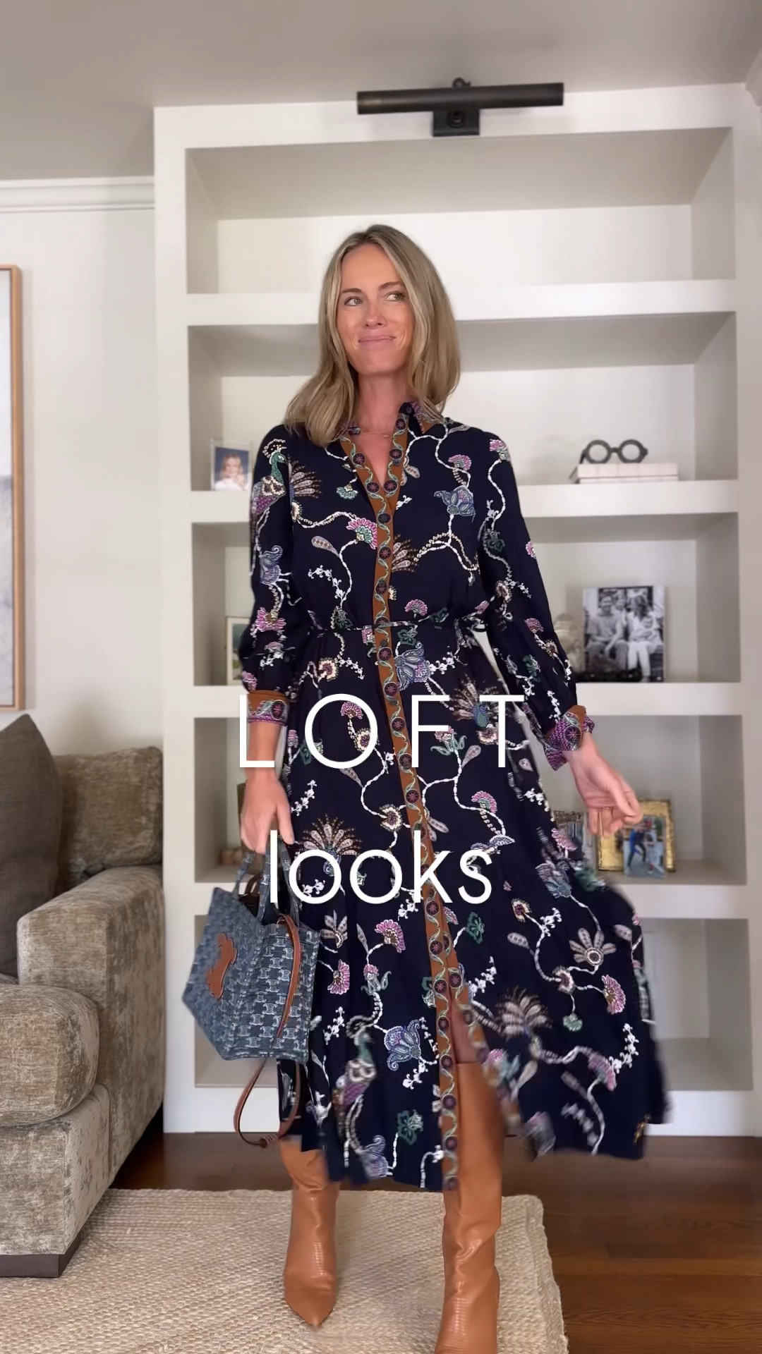 No one is going to believe your look is from LOFT 🖤 wow. Crazy cute! And lots of sale ( 40-50% off ) everything felt very true to size ( I am in smalls, 26 or 4’s ) 

#LTKSaleAlert #LTKVideo #LTKFindsUnder100