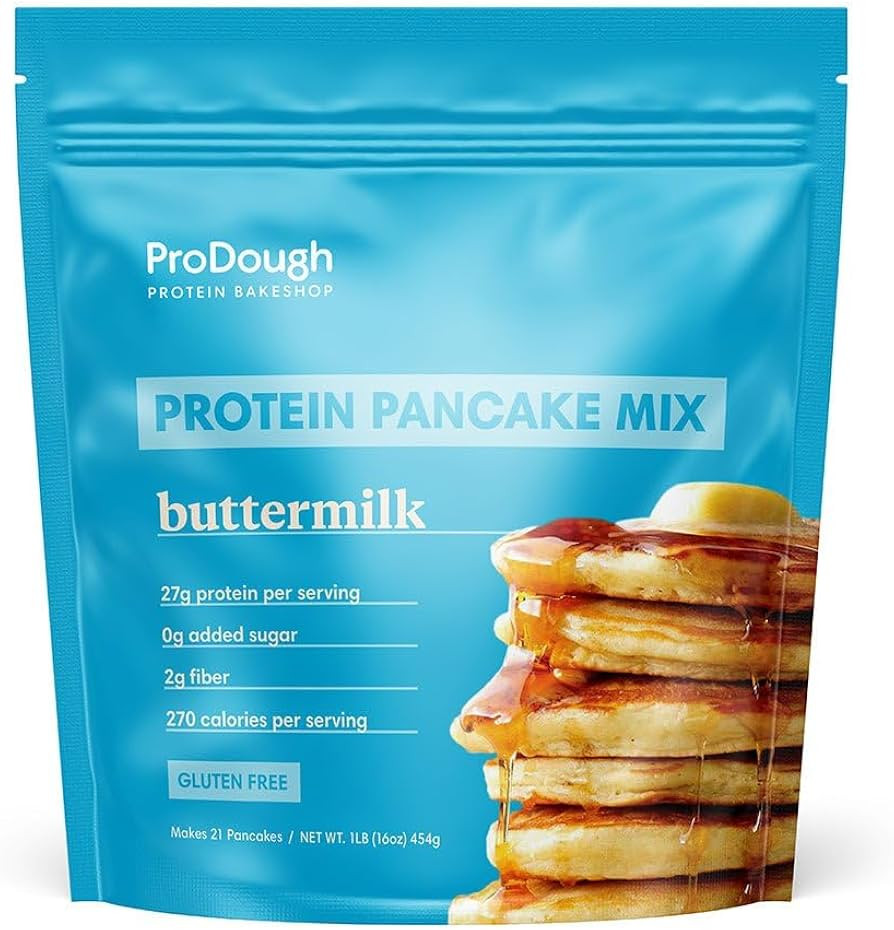 ProDough Shop Buttermilk Pancake and Waffle Mix - Gluten Free, Low Carb, High Protein Pancake Mix... | Amazon (US)