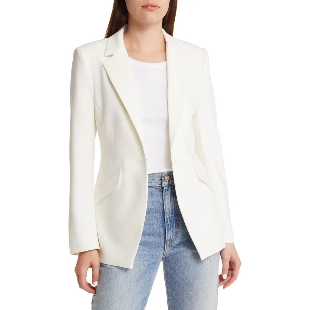 Favorite Daughter The Favorite Blazer in Ivory at Nordstrom, Size Small | Nordstrom