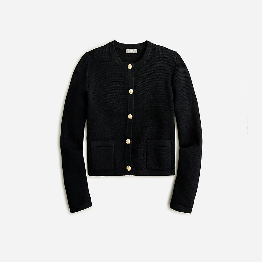Emilie patch-pocket sweater lady jacket | J. Crew US
