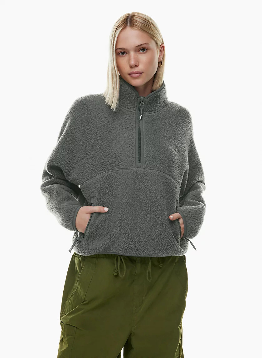 BIGFOOT POLAR ½ ZIP SWEATER | Aritzia