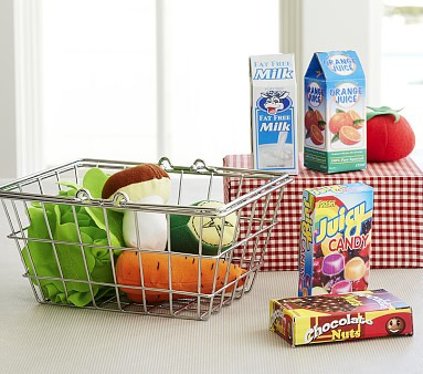 Mini Grocery Basket Set | Pottery Barn Kids | Pottery Barn Kids