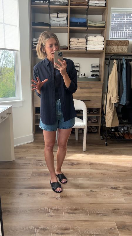 Wearing small oversized tee, 25 jean shorts, sandals tts 
*Repeat Customers: LINDSEY10
*New Customers: LINDSEY20

#LTKfindsunder50 #LTKstyletip #LTKfindsunder100