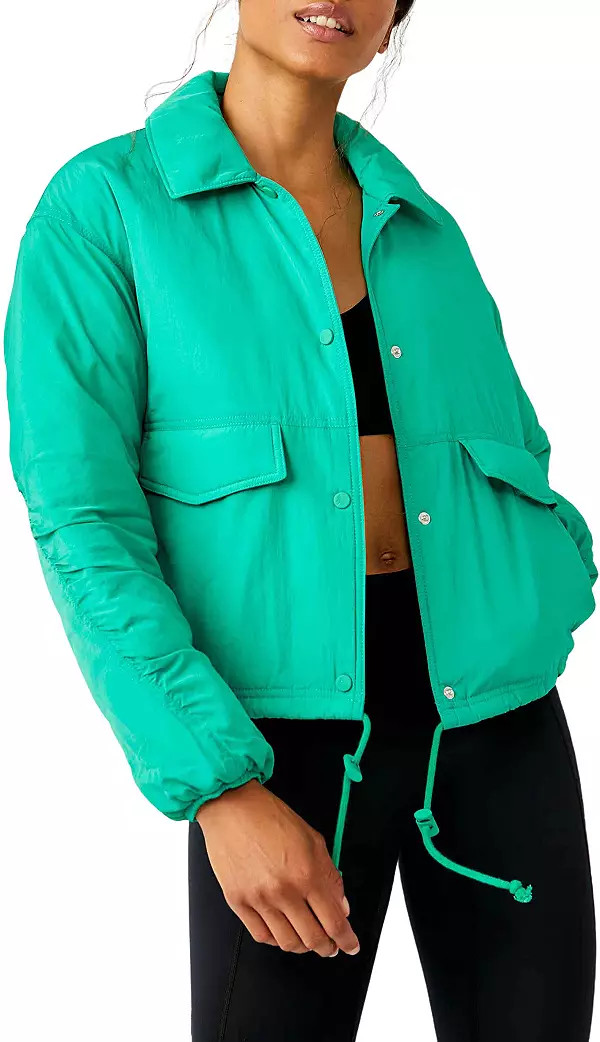 FP Movement Women's Off The Bleachers Coaches Jacket | Dick's Sporting Goods | Dick's Sporting Goods