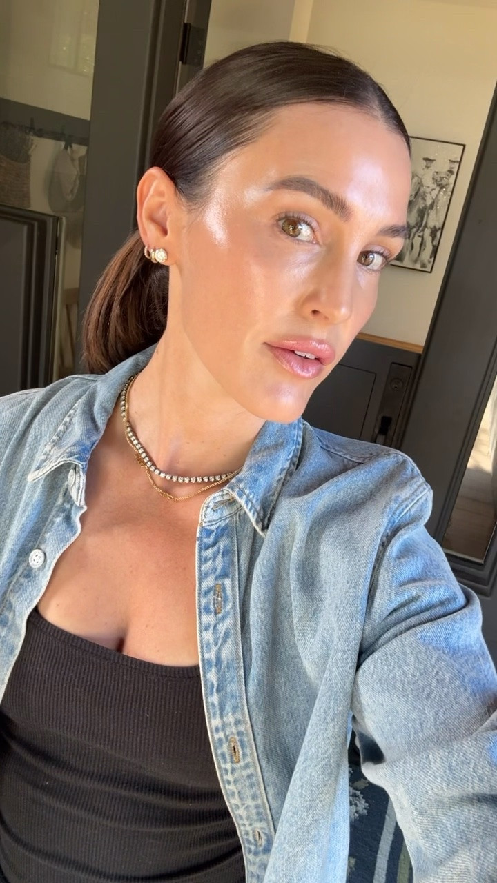 Clean Skincare details for a dewy glow✨

Night before…
1. Collagen mask at night for 1 hour
Morning 
2. Hyaluronic acid serum
3. Dewy day cream
4. Tinted moisturized
5. Clear brow get
6. Rose lip balm

#LTKOver40 #LTKBeauty #LTKselfcare