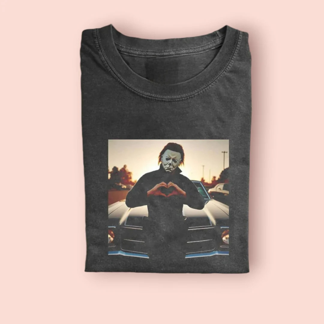 Michael Halloween Heart Hands Shirt or Sweatshirt - Etsy | Etsy (US)