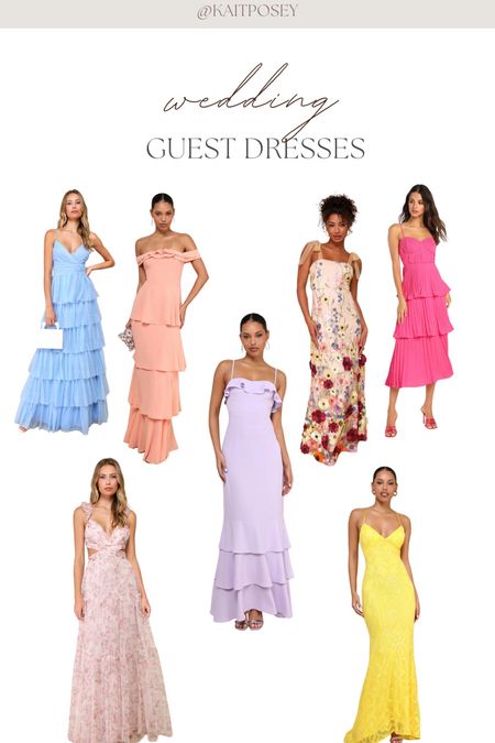 Wedding guest dresses for spring!

#LTKSeasonal #LTKfindsunder100 #LTKwedding