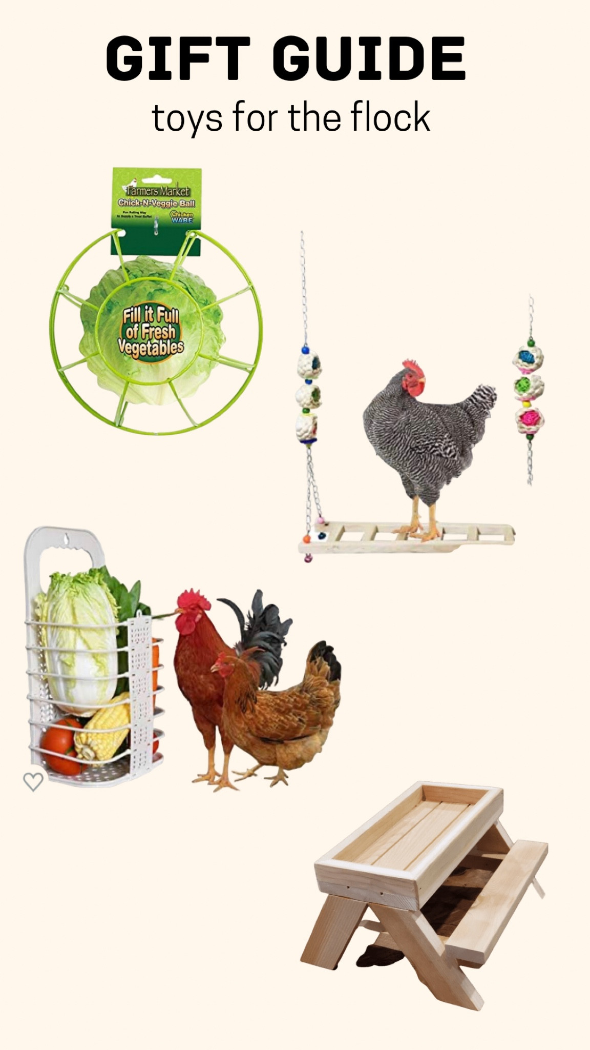 Gift Guide: Toys for the flock!

#LTKHoliday #LTKGiftGuide #LTKhome