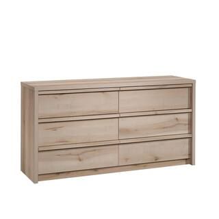 Harvey Park 6-Drawer Pacific Maple Dresser 31.063 in. x 60.709 in. x 17.48 in. | The Home Depot
