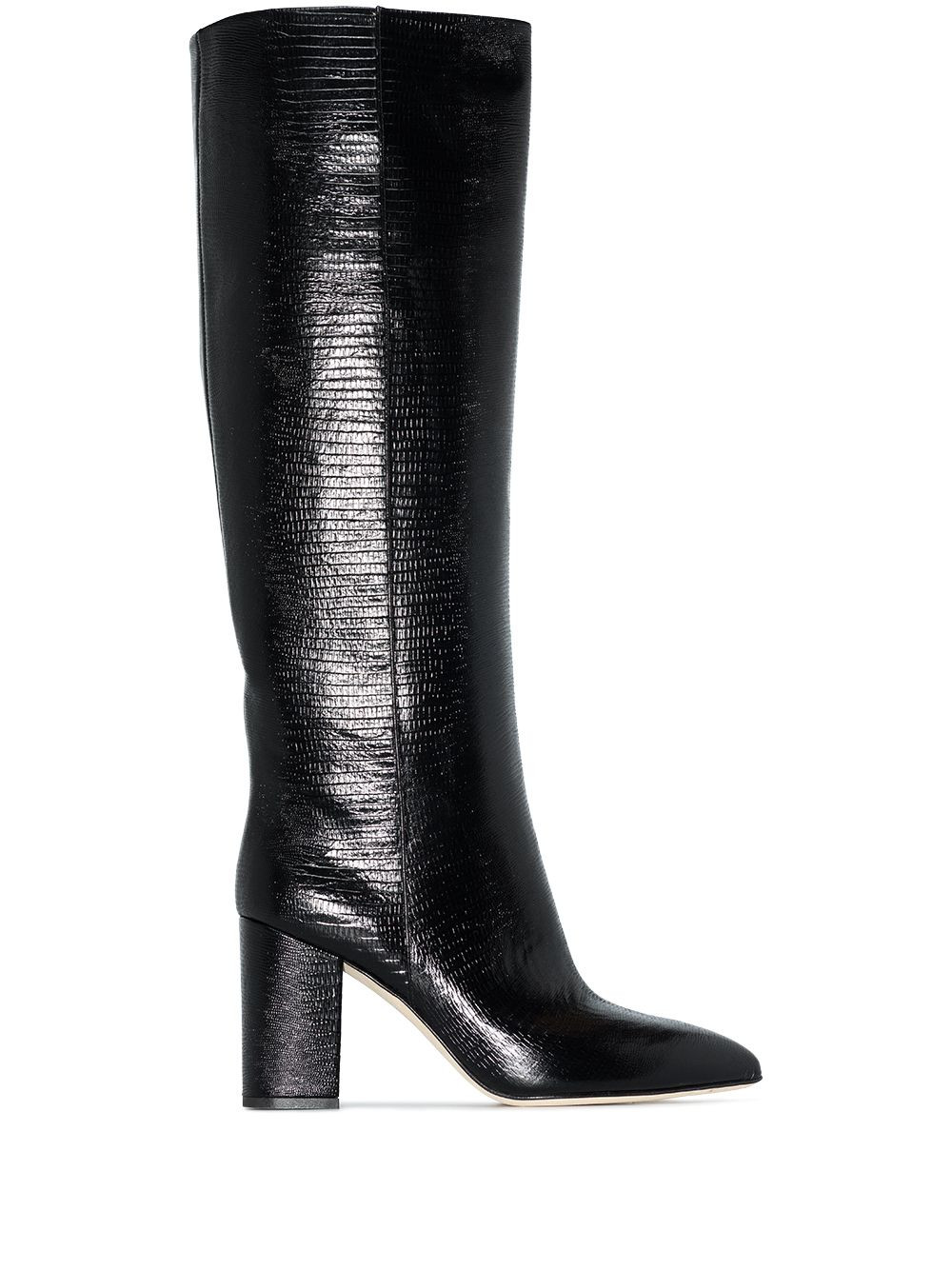 80mm block heel boots | Farfetch (US)