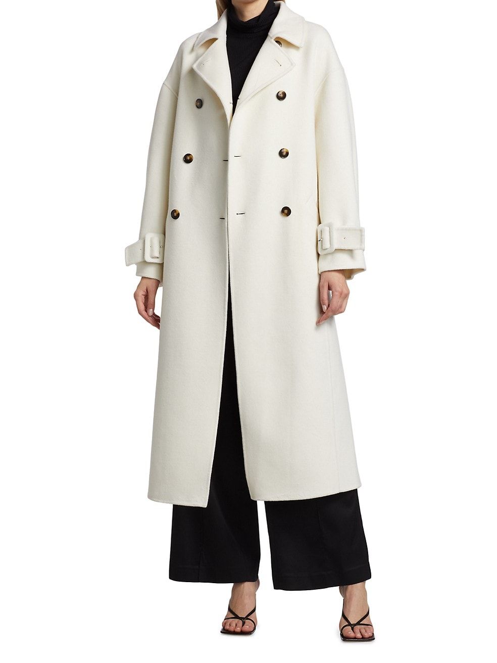 Boras Wool-Cashmere Trench Coat | Saks Fifth Avenue