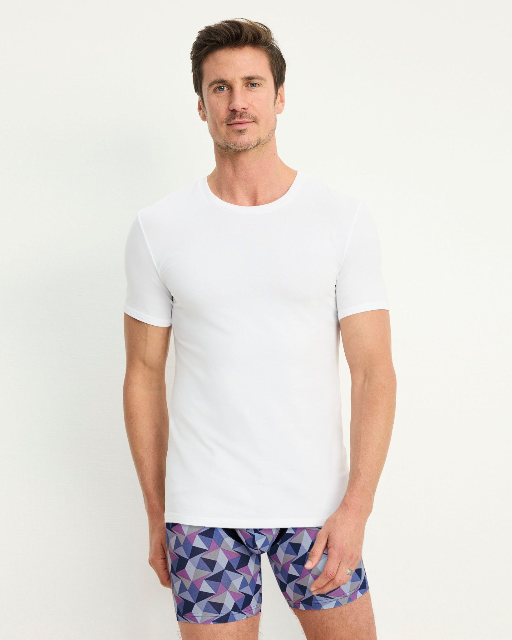 Smooth Fit Cotton Stretch Crew Neck Undershirt - 3 Pack | Jockey