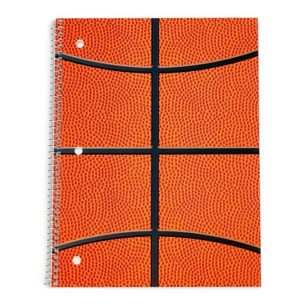 Pen+Gear Subject Notebook, Basketball Design, College Ruled - Walmart.com | Walmart (US)