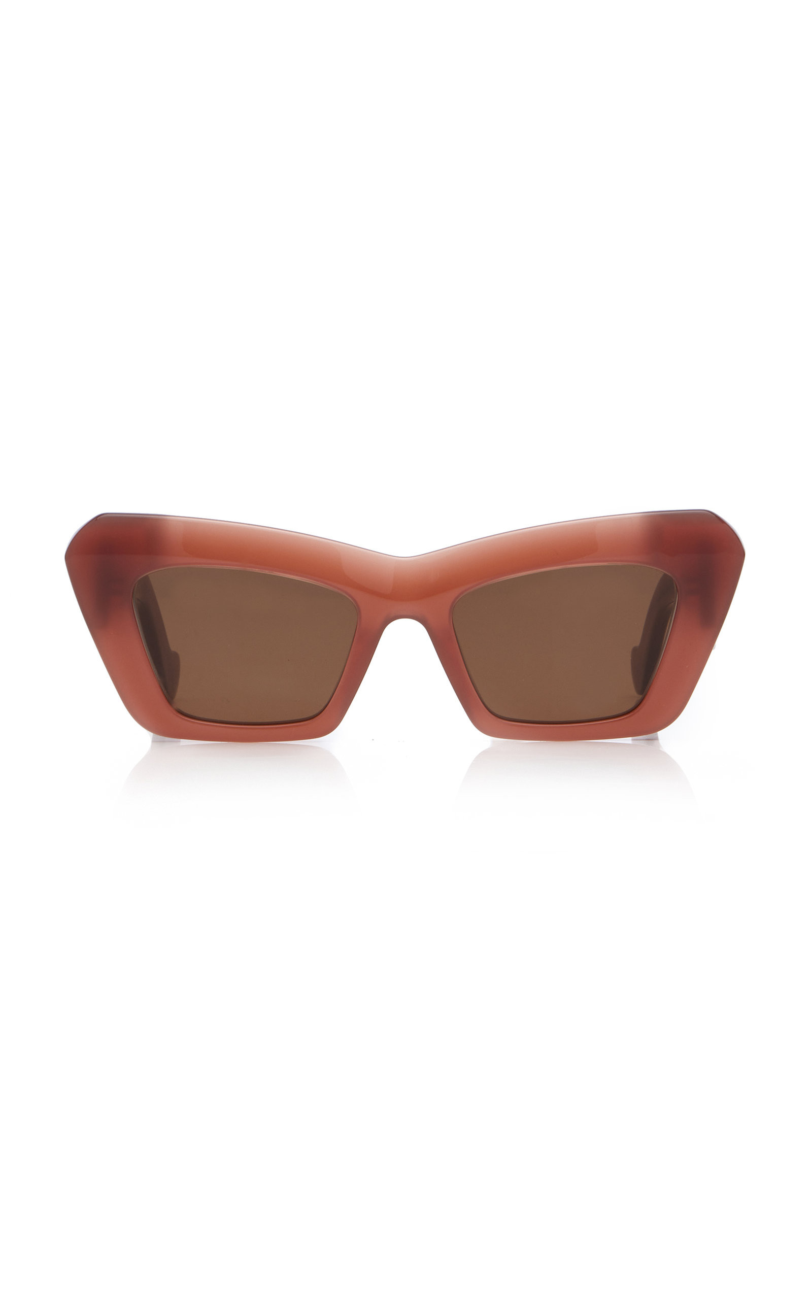 Loewe - Women's Cat-Eye Acetate Sunglasses - Brown - OS - Moda Operandi | Moda Operandi (Global)