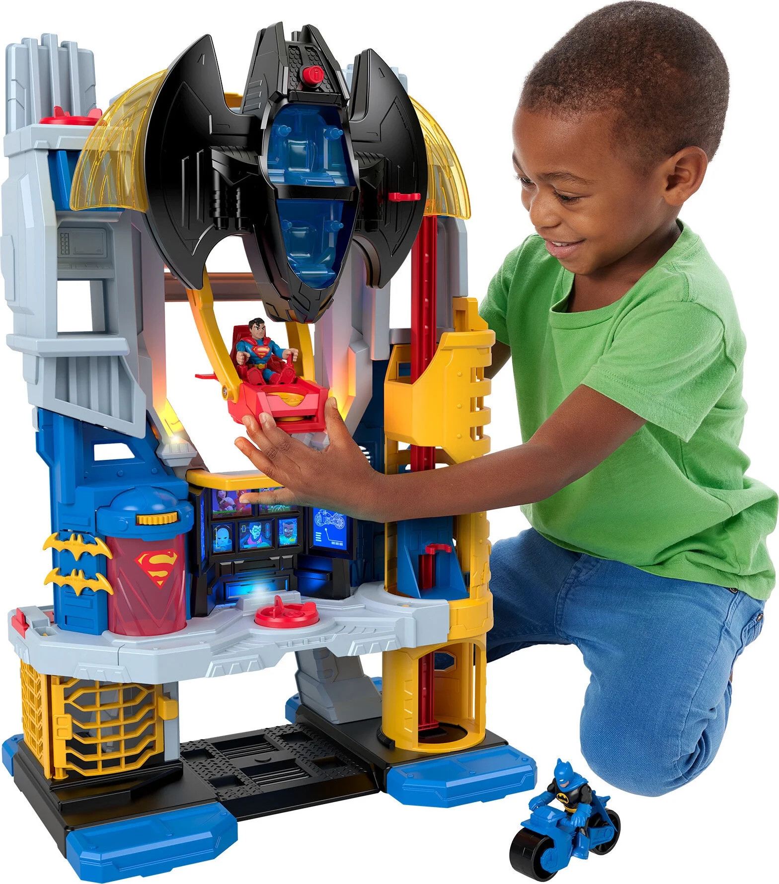 Imaginext DC Super Friends Ultimate Headquarters Playset with Batman Figure, 10 Piece Preschool T... | Walmart (US)