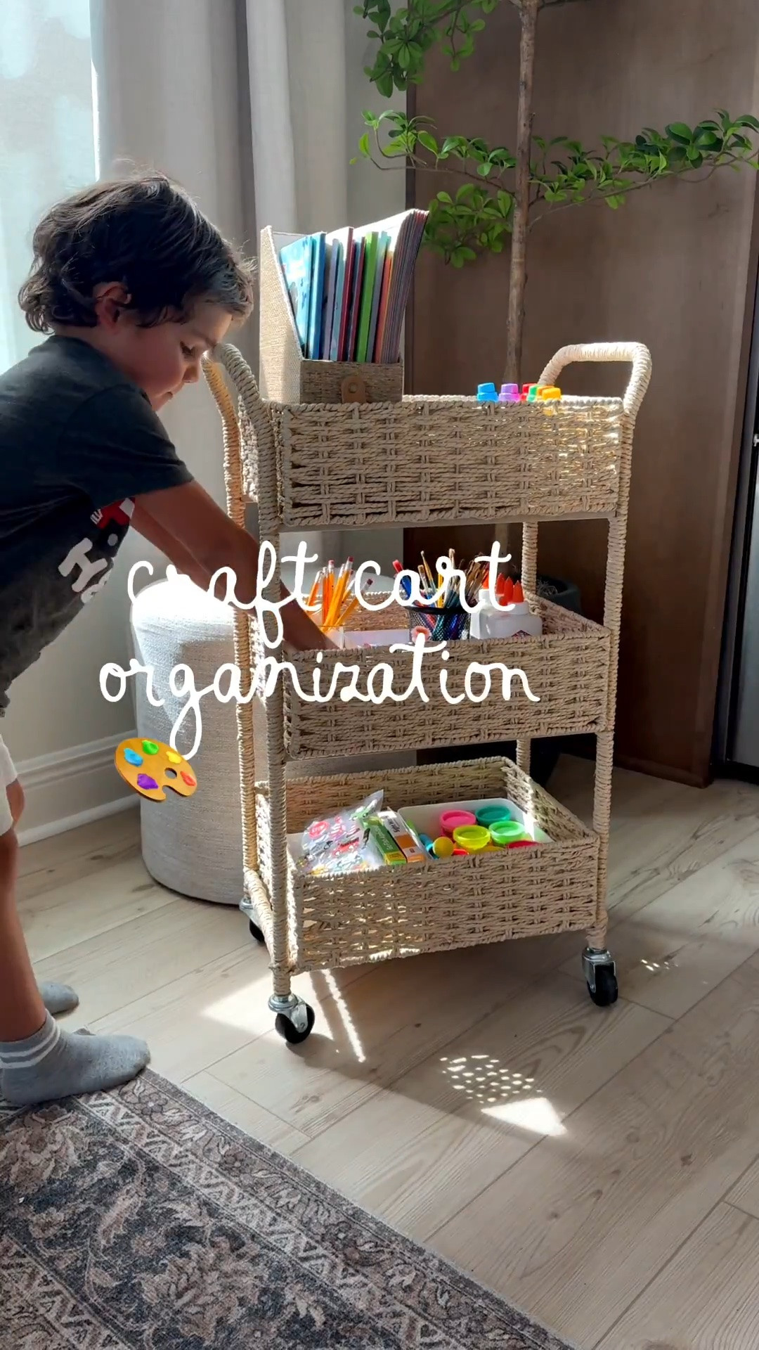 Craft cart is ready for the year! 
📚✏️🖍️🎨

#momlife #craftymom #crafts #backtoschool #homeschool

#LTKdayinmylife #LTKmomlife #LTKKids