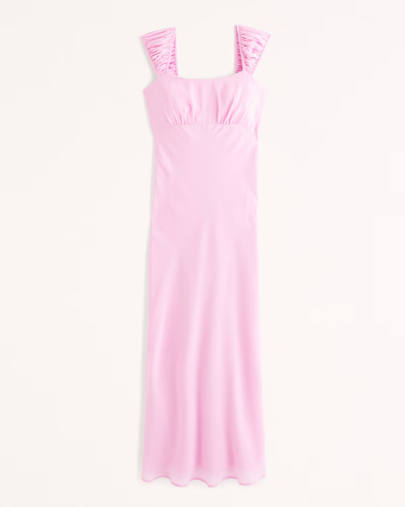 Slip Midi Dress | Abercrombie & Fitch (US)