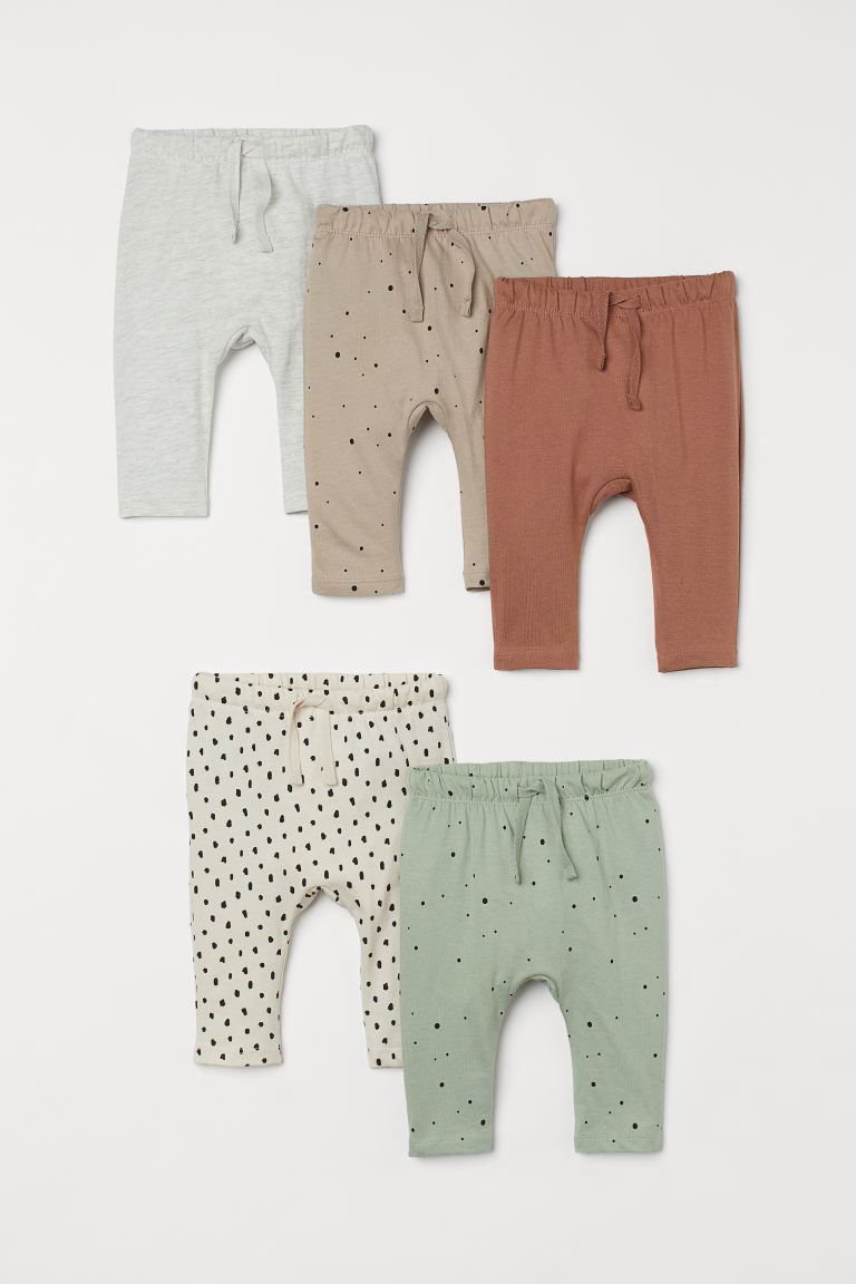5-pack Cotton Pants | H&M (US)