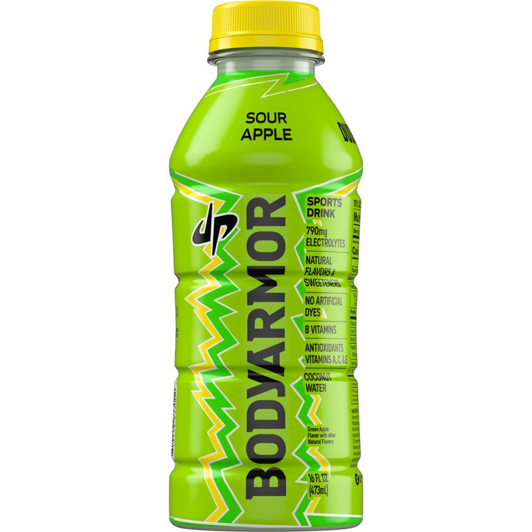 BODYARMOR Dude Perfect Sour Apple Bottle, 16 fl oz | Walmart (US)