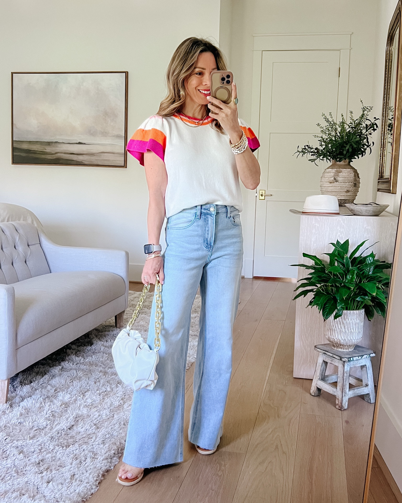 This knit top definitely has those spring bloom vibes and add a little fun detail 

Top Fit: I’m wearing a Small

Jeans Fit: I’m wearing a 25

#LTKmomlife #LTKPetite #LTKgrwm