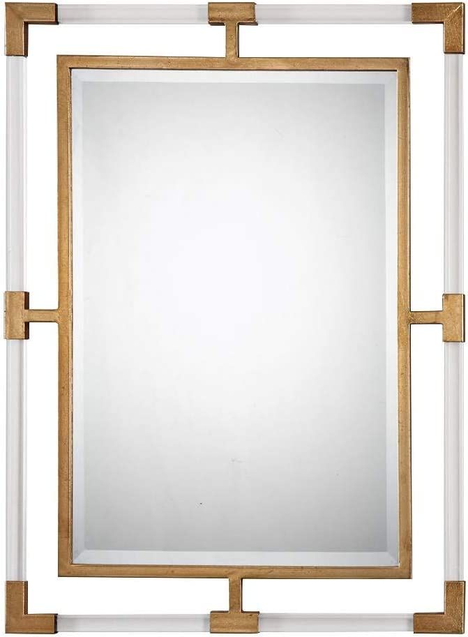 Uttermost Balkan Gold 28" x 37 3/4" Wall Mirror | Amazon (US)