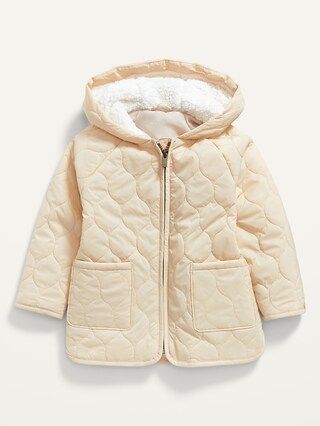 Hooded Quilted Jacket for Toddler Girls | Old Navy (US)
