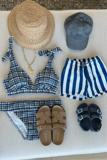 Memorial Day weekend ready ☀️ mom and mini swimsuits 🩵

Memorial Day outfit, Fourth of July outfit, kids striped swimsuit, boys swimsuit, mom swimsuit, bucket hat, blue bikini, boys sandals, kids hat, toddler boy swimsuit, Walmart fashion, Walmart, gold necklace, summer outfit, Christine Andrew 

#LTKFindsUnder50 #LTKKids #LTKSwim