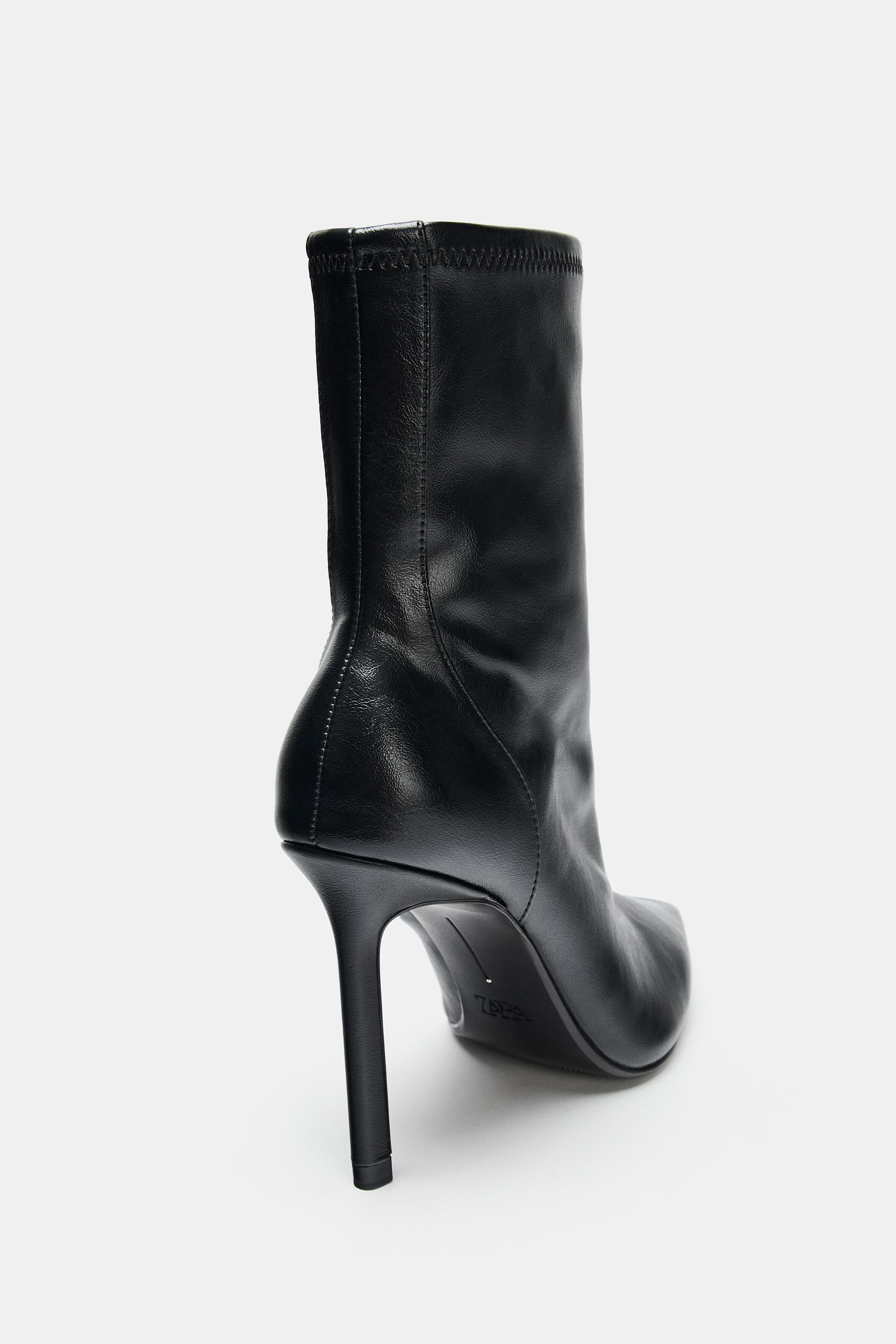 STILETTO HEEL ANKLE BOOTS | Zara UK