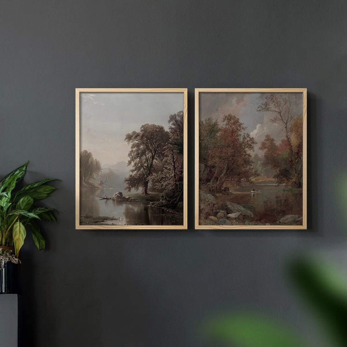 Winston Porter Vintage Landscape LII - 2 Piece Closed Corner Frame Print Set | Wayfair | Wayfair North America