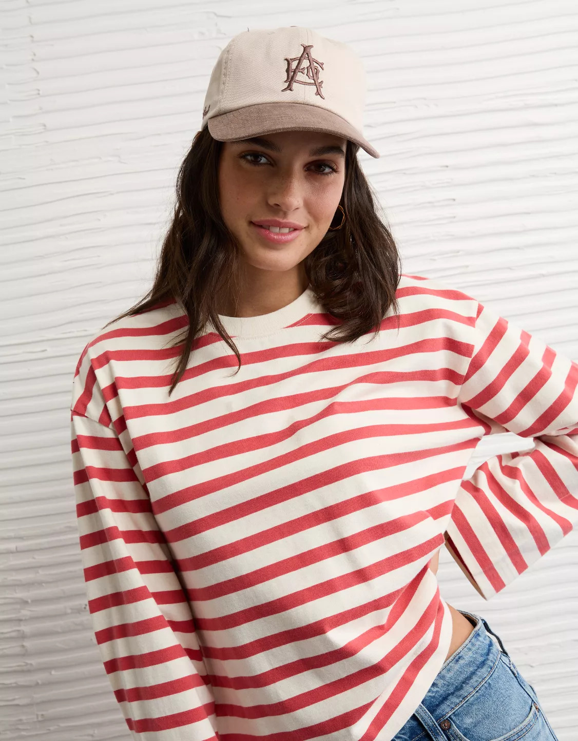 AE Striped Long Sleeve T-Shirt | American Eagle Outfitters (US & CA)