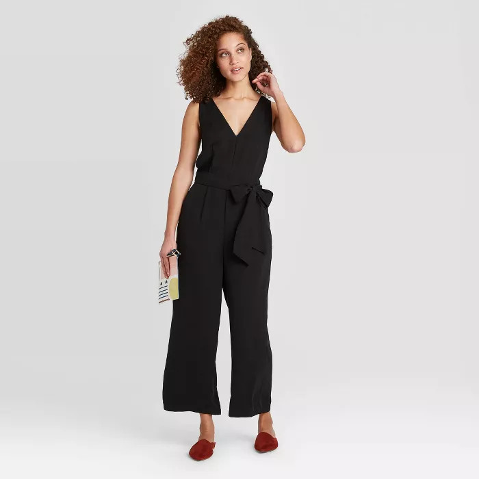 Women's Sleeveless V-Neck Jumpsuit - A New Day™ | Target