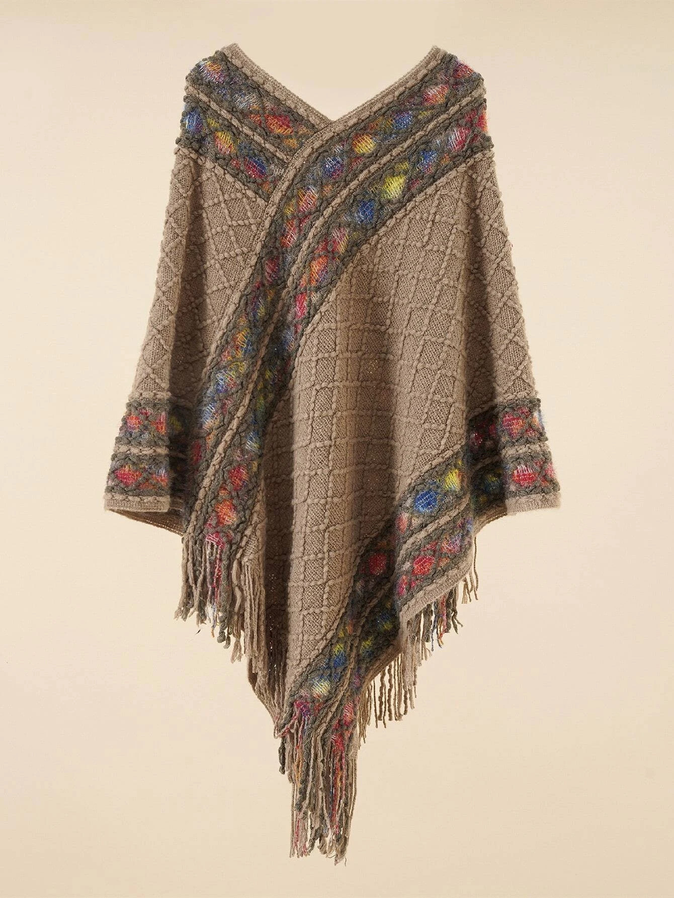 1pc Women Graphic Tassel Decor Fashion Shawl | SHEIN