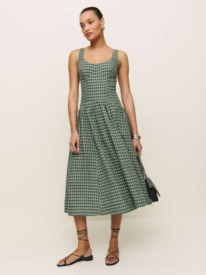 Roslyn Linen Dress | Reformation (Global)