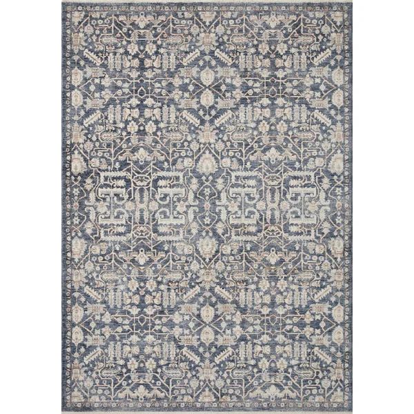 Zuma Oriental Area Rug in Blue/Ivory | Wayfair North America