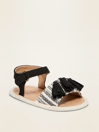 Textile Faux-Suede Tassel Sandals for Baby | Old Navy (US)