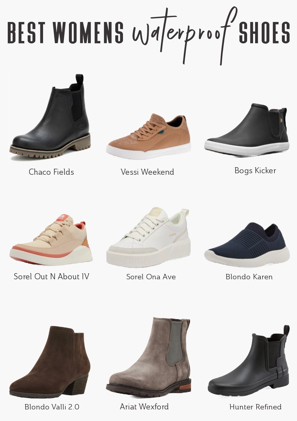 These top waterproof boots and sneakers offer the ultimate combo of comfort, protection and style, making them perfect for any spring adventure.

#TravelOutfit #SpringFashion #TravelShoes #BestShoesforSpring


#LTKSeasonal #LTKShoeCrush #LTKTravel