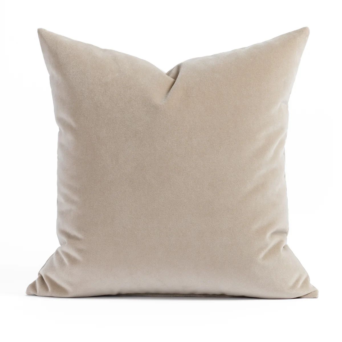 Valentina Velvet 20x20 Pillow, Cashmere | Tonic Living