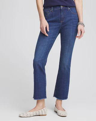 Girlfriend Fray Hem Kick Flare Jeans | Chico's