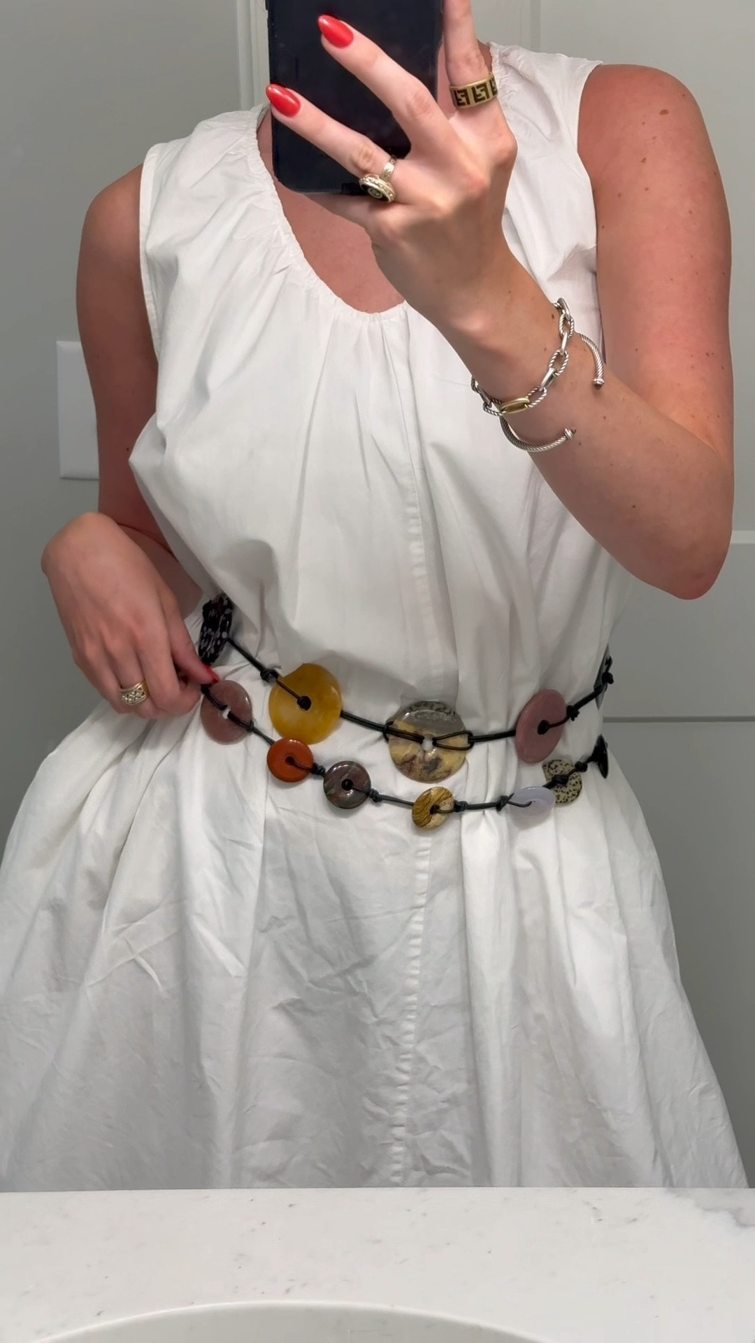 Beaded Belt, Beaded Craft, Summer Beads, DIY, DIY Belt, Leather Cord, Gemstone Belt, Gemstone Beads 

#LTKU #LTKSeasonal #LTKStyleTip