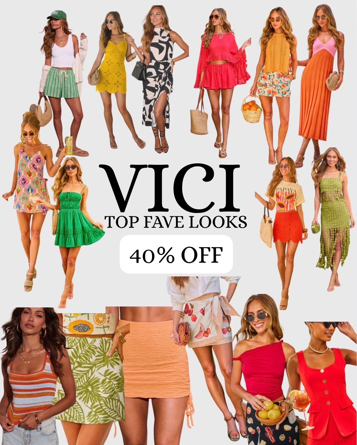 Can we believe summer is almost here and the kids are almost out of school?! I just stocked up on some cute new outfits for all the vacations I’m manifesting for. Sharing some of my favorite looks while @VICI  is 40% off right now. 

Shop everything right here ☀️

#vici #sale #summerstyle #datenightoutfits #dresses #summerstyle

#LTKSaleAlert #LTKSeasonal #LTKootd
