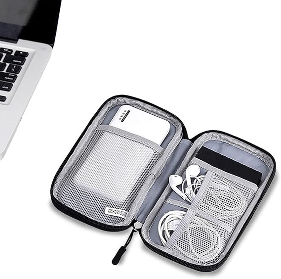 Travel Cable Organizer Pouch, Portable Electronic Digital Accessories Storage Pouch Bags for Cabl... | Amazon (US)